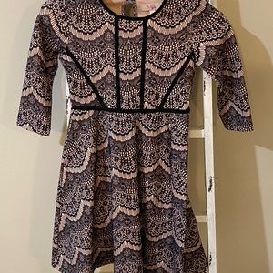 Black and Blush girls dress S